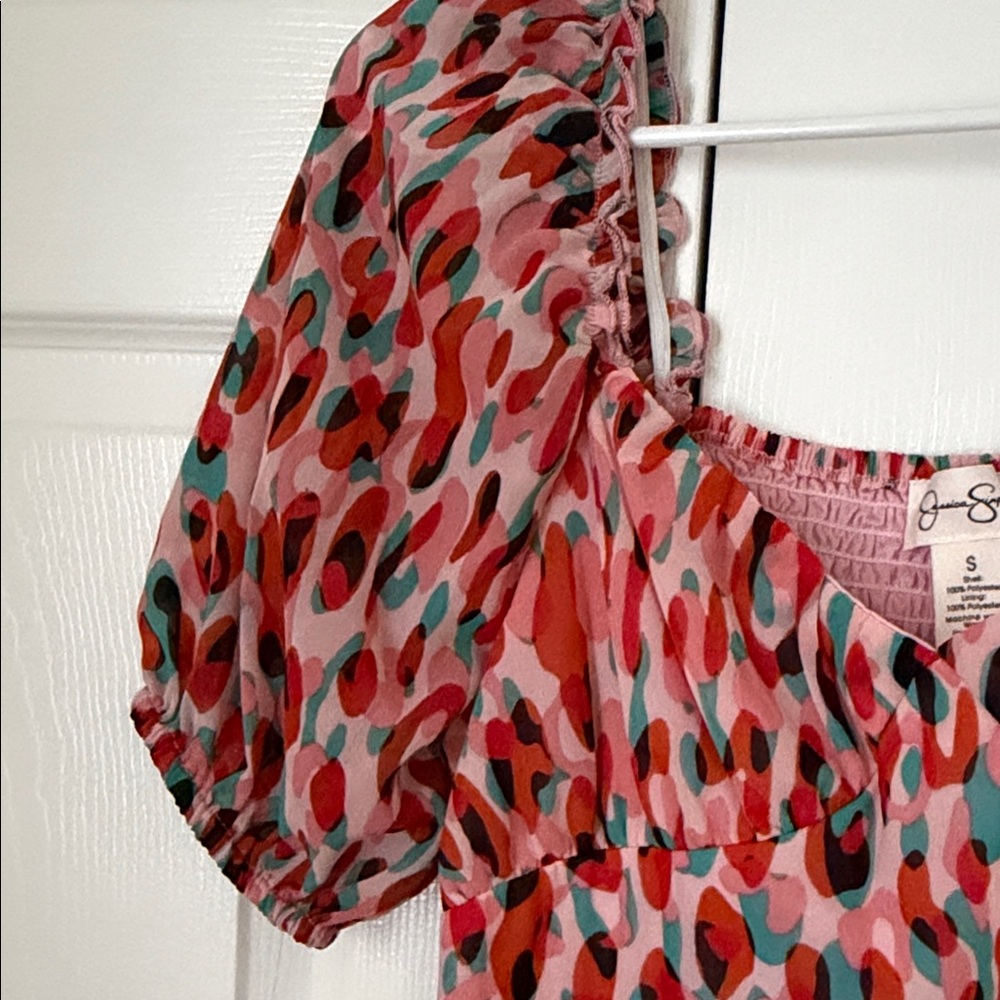 Jessica Simpson Multicolor Patterned Dress - Picture 3 of 4